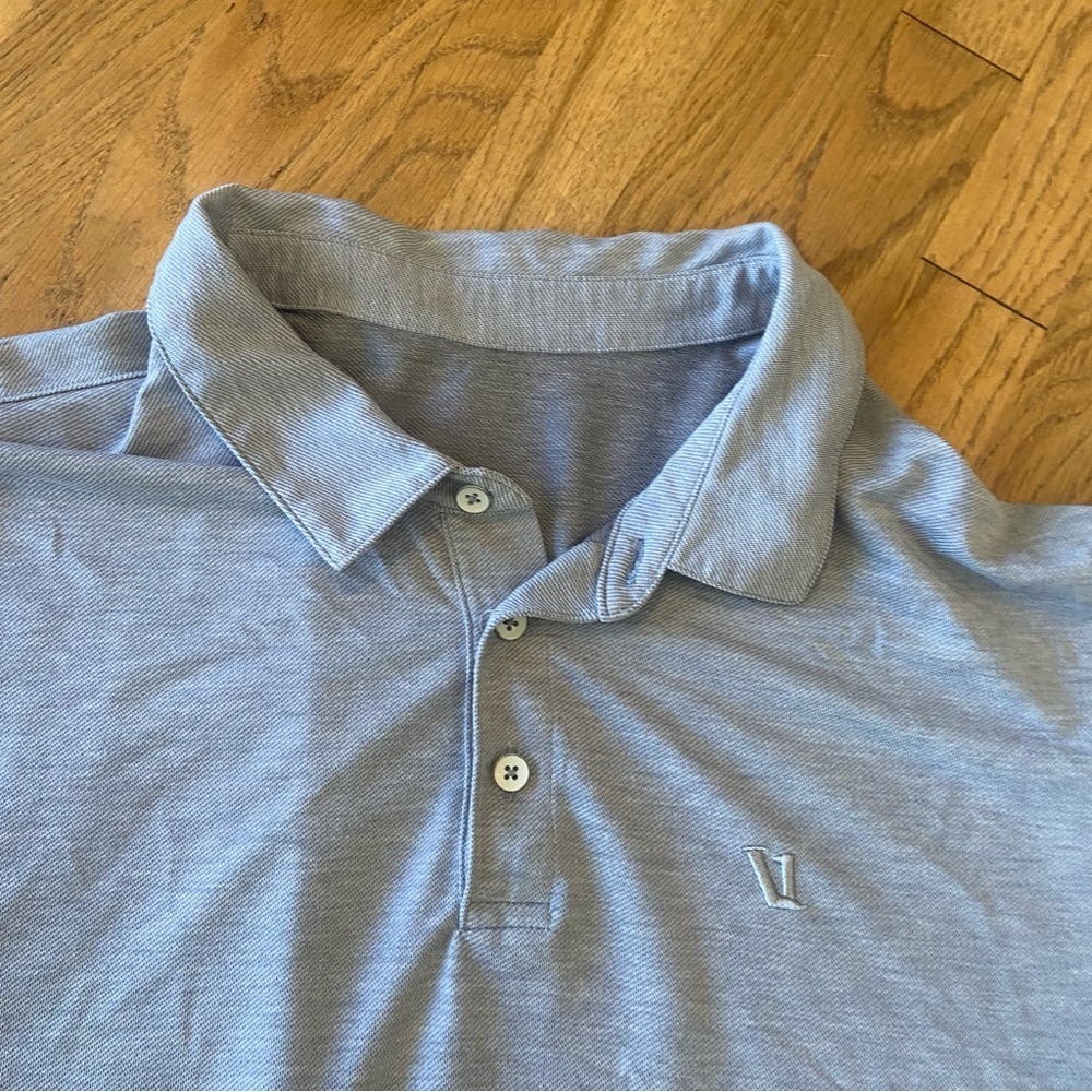 Mens grey Vuori polo size large - Picture 5 of 6